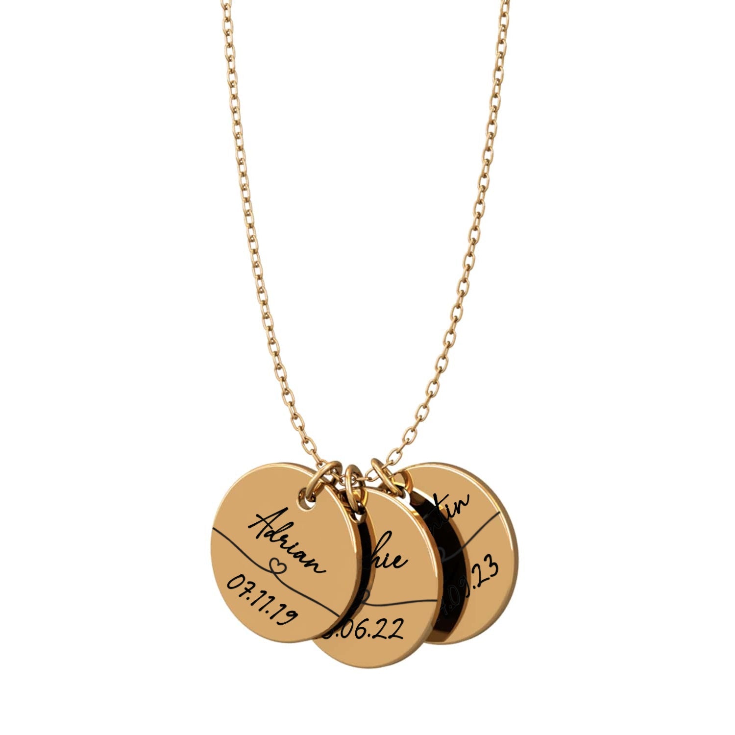 necklace-with-name-and-date-gold