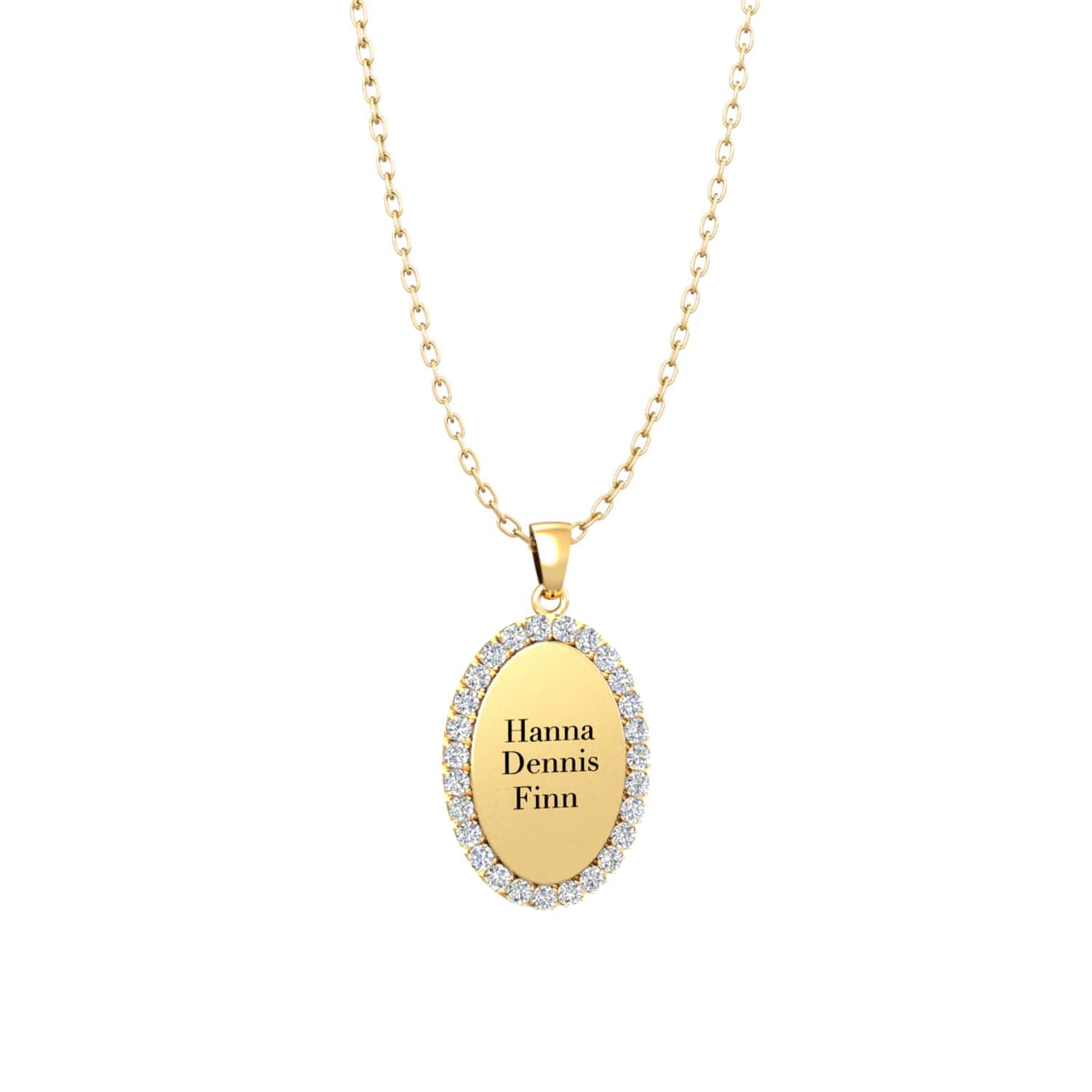 Gravierbare Zirkoniakette