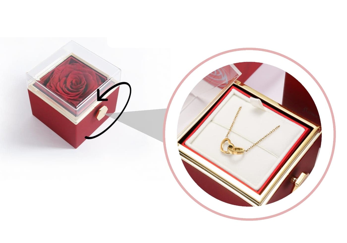 Rotating Rose Box