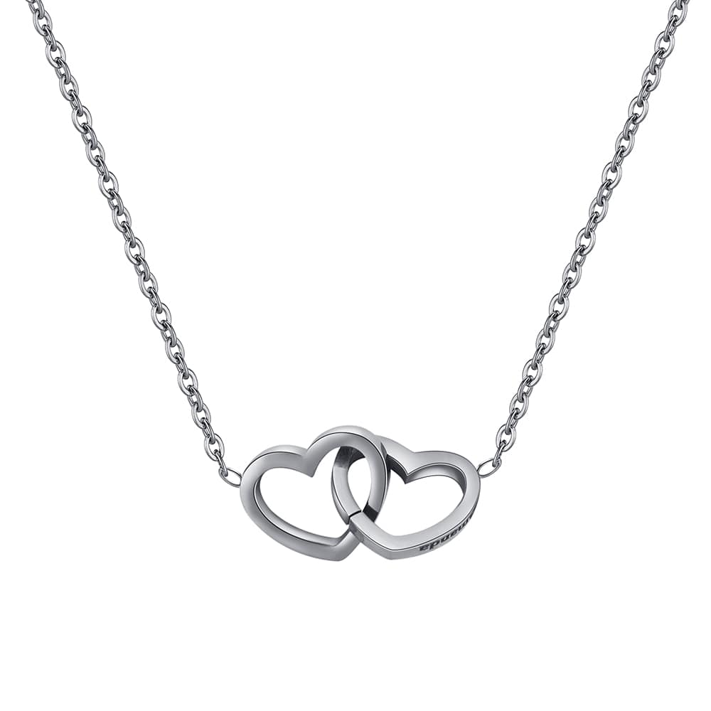 Linked heart necklace - Engel-Kette