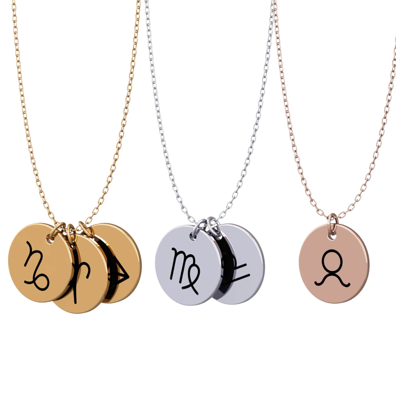 Zodiac sign necklace - Engel-Kette