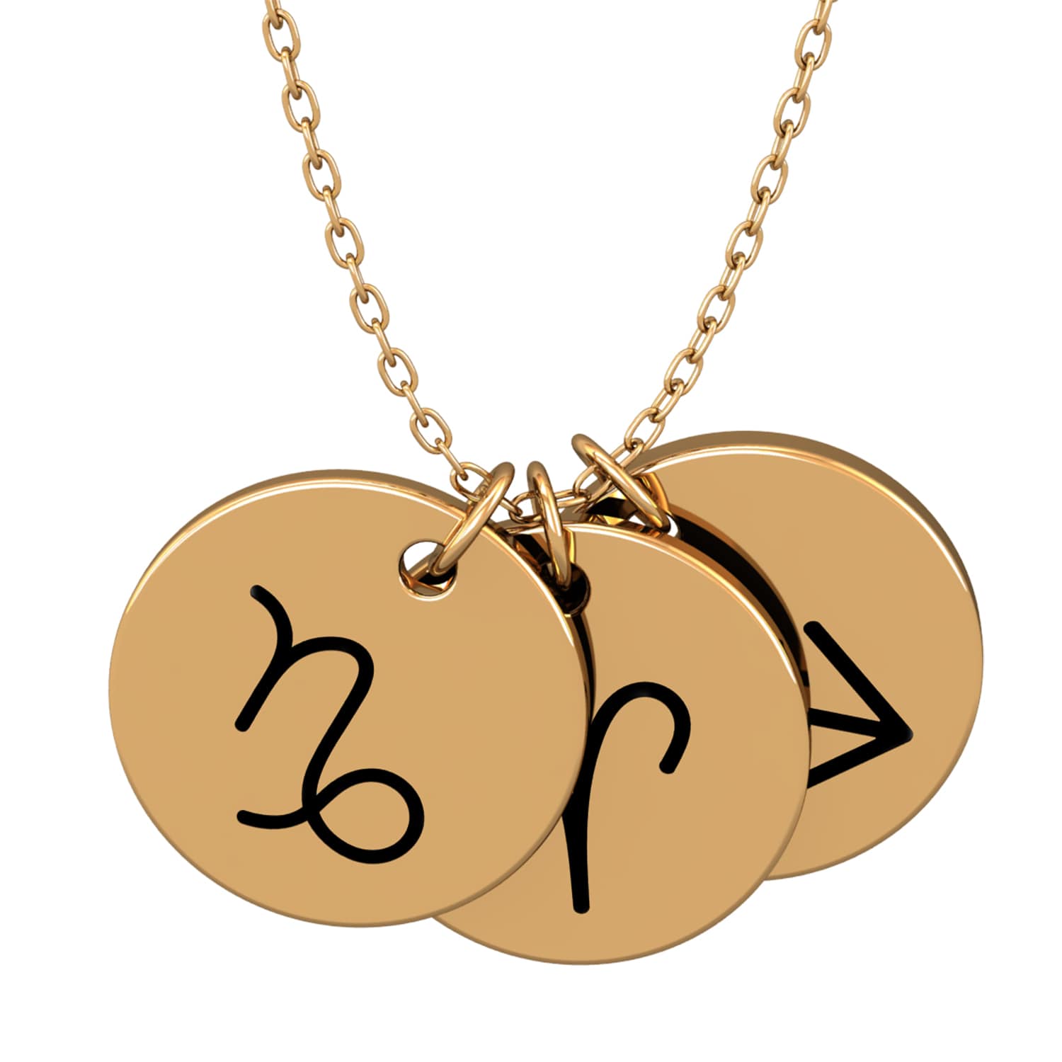 Zodiac sign necklace - Engel-Kette
