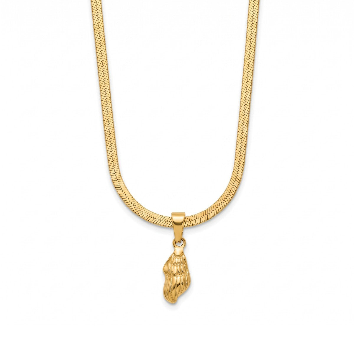 Muschelhalskette-Marina-Gold